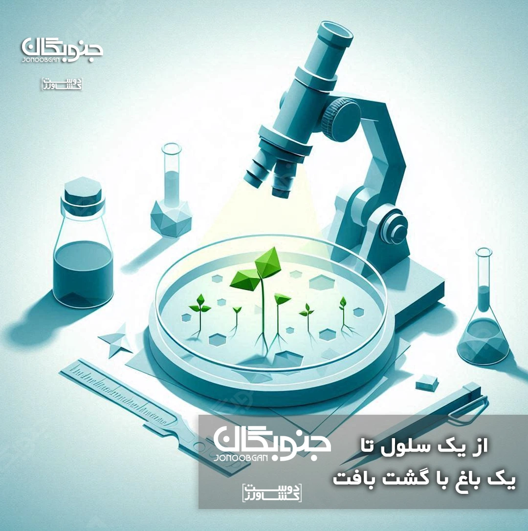 اخبار دنیای کشاورزی جنوبگان، از یک سلول تا یک باغ با کشت بافت